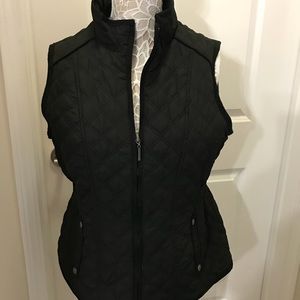 Quilted Vest with Faux Fur Lining